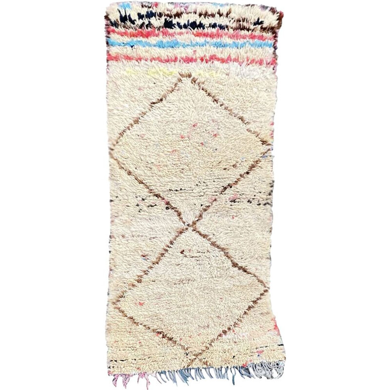 Vintage Beni Ouarain Berber Carpet