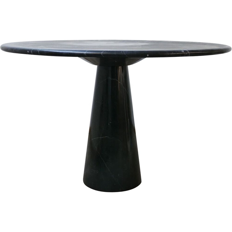 Vintage Angelo Mangiarotti Marble Dining Table, Italian 1970s