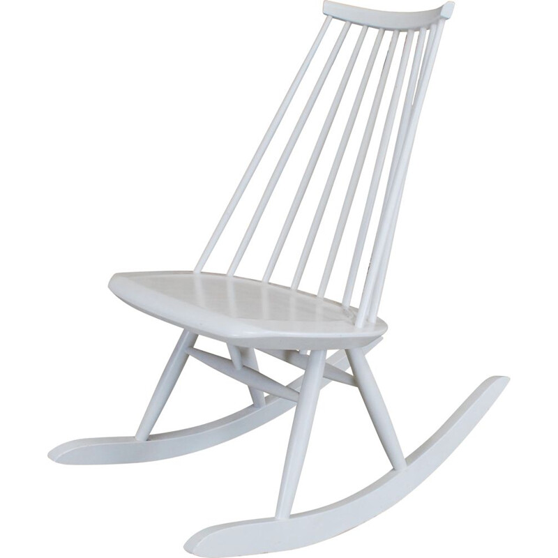 Rocking chair vintage Mademoiselle par Ilmari Tapiovaara 1956