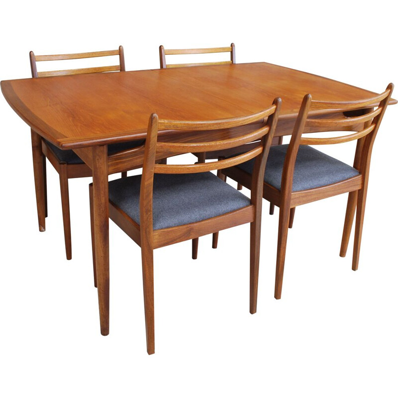 Vintage Teak Extending Dining Set by Victor Wilkins for G-Plan, UK