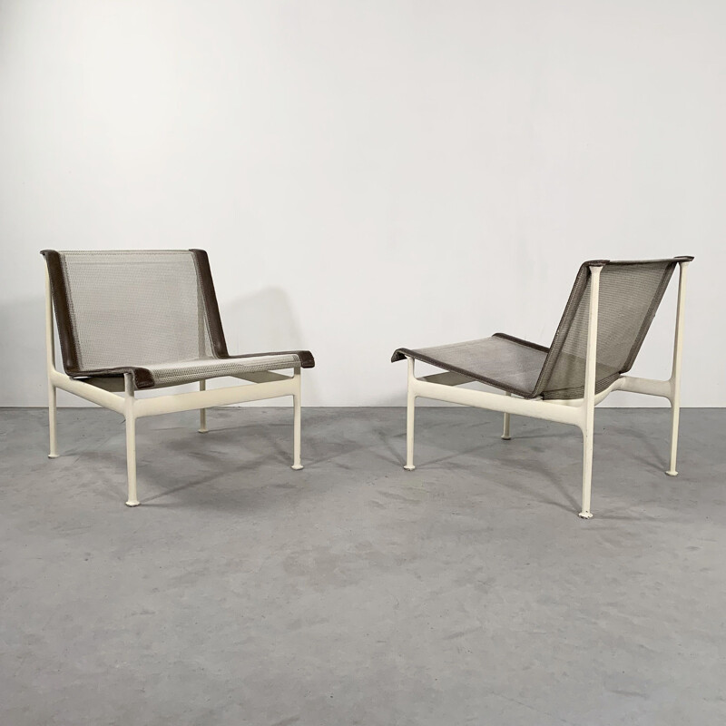 Pair of vintage Garden Lounge Chairs by Richard Schultz for Knoll 1960s