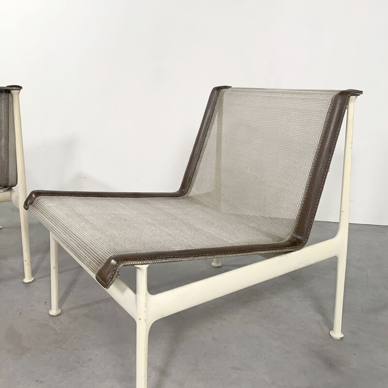 Paire de chaises vintage jardin de Richard Schultz pour Knoll 1960