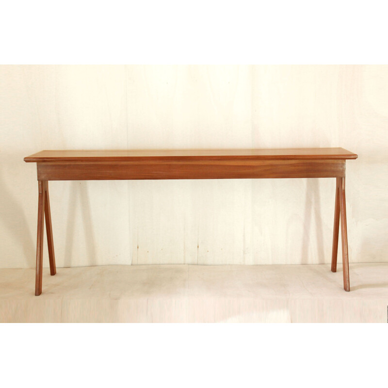 Vintage mahogany console 1950