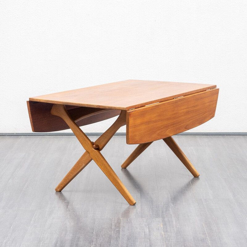 Vintage teak coffee table by A. Hovmand Olsen for Mogens Kold, Denmark 1960