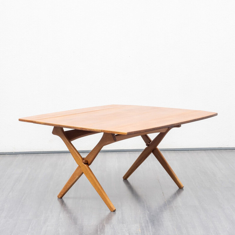 Vintage teak coffee table by A. Hovmand Olsen for Mogens Kold, Denmark 1960
