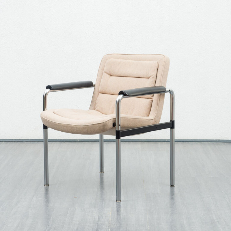 Vintage armchair model 8400 by Jorgen Kastholm for Kusch & Co, Denmark 1970