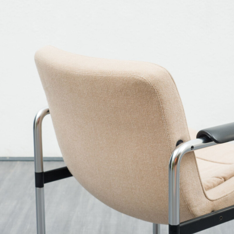 Vintage armchair model 8400 by Jorgen Kastholm for Kusch & Co, Denmark 1970