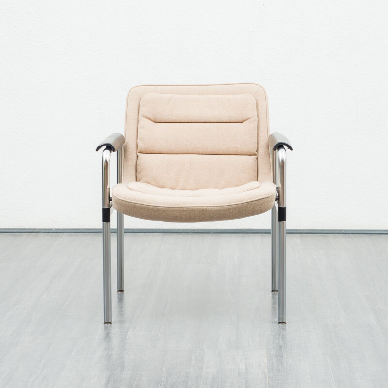 Vintage armchair model 8400 by Jorgen Kastholm for Kusch & Co, Denmark 1970