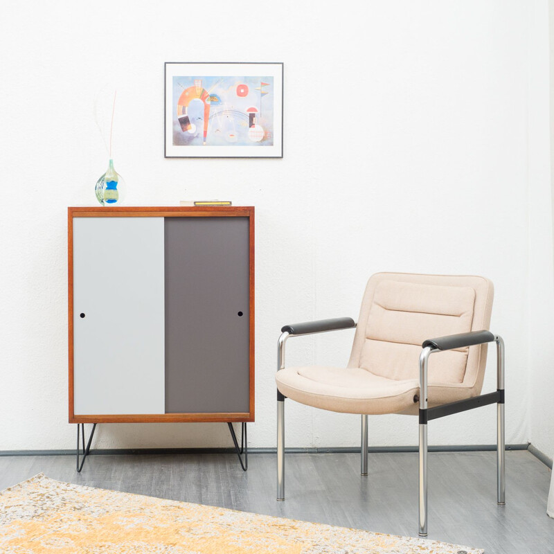 Vintage armchair model 8400 by Jorgen Kastholm for Kusch & Co, Denmark 1970