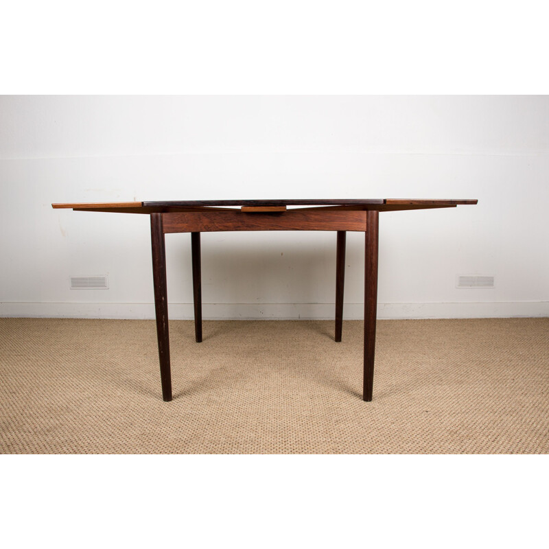 Vintage Rio rosewood table for meals or games by Poul Hundevad, Danish 1958s