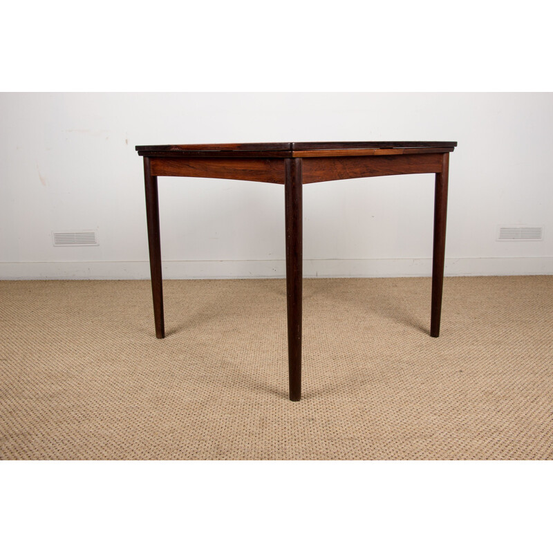 Vintage Rio rosewood table for meals or games by Poul Hundevad, Danish 1958s