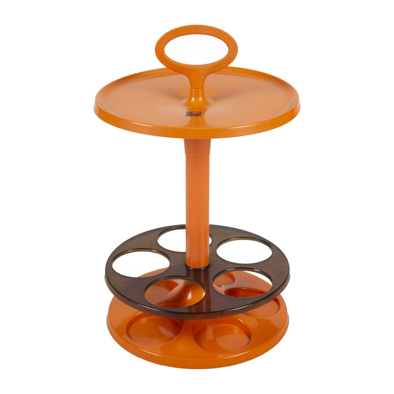 Vintage Orange Flair Bar Table