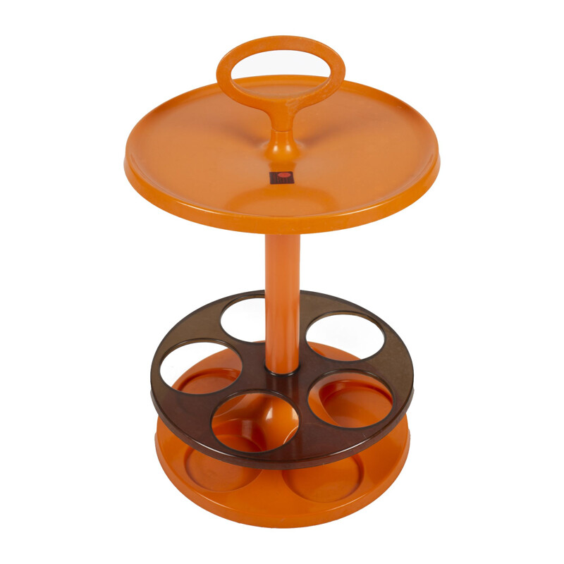 Vintage Orange Flair Bar Table