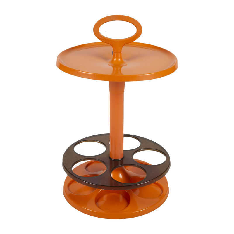 Vintage Orange Flair Bar Table