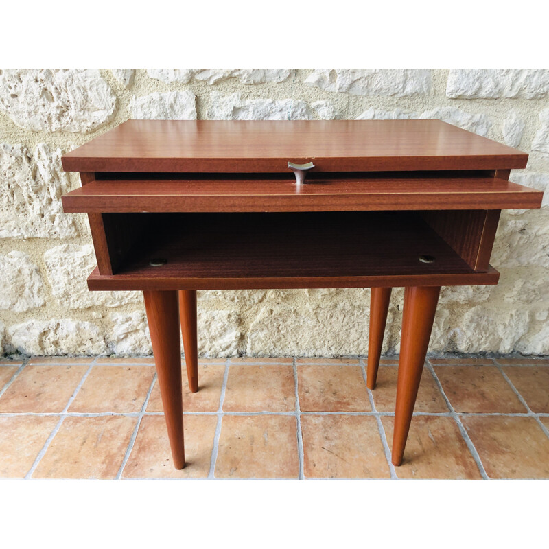 Table de chevet vintage, Scandinave 1970