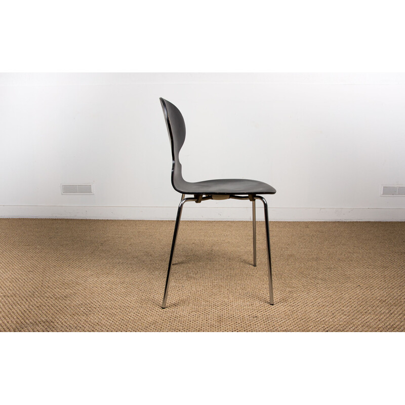 Lot of 5 vintage "Ant" 4-legged chairs by Arne Jacobsen for Fritz Hansen, Danish 1986s