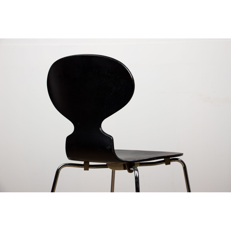 Lot de 5 chaises vintage "Fourmi" à 4 pieds par Arne Jacobsen pour Fritz Hansen, Danoises 1986