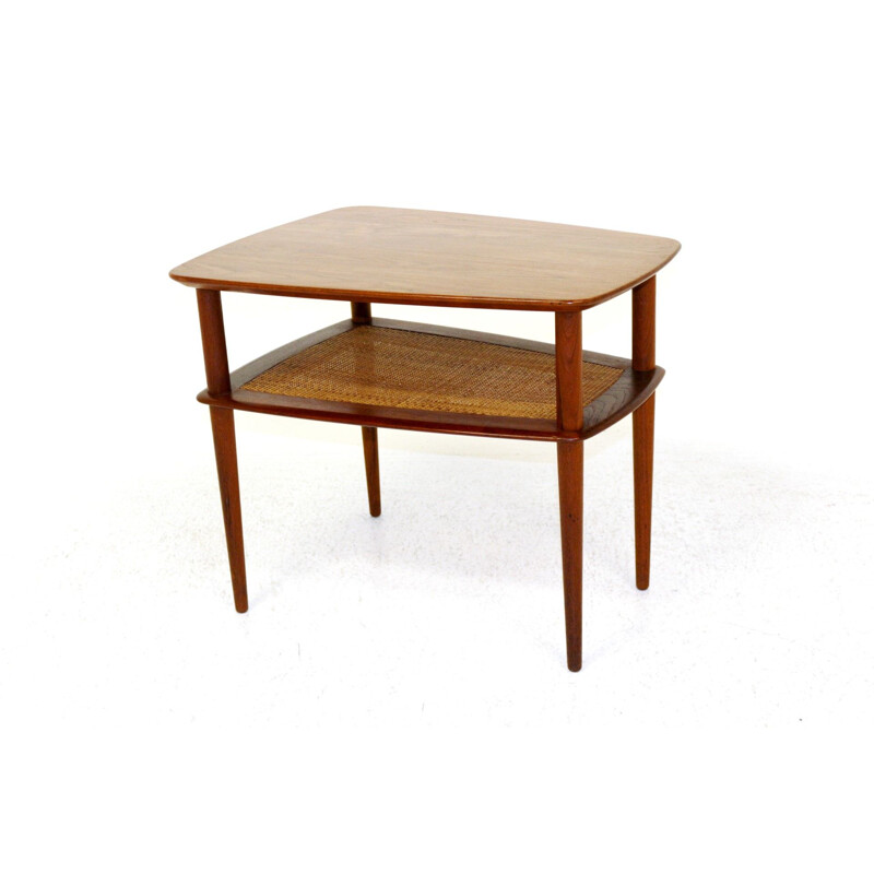 Vintage teak side table by Peter Hvidt & Orla Molgaard, Denmark 1950s