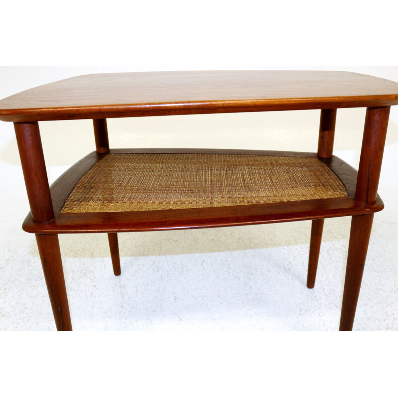 Vintage teak side table by Peter Hvidt & Orla Molgaard, Denmark 1950s