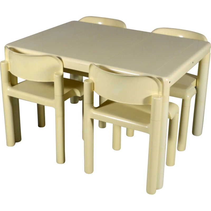 UPO dining set in plastic, Eero Aarnio - 1970s