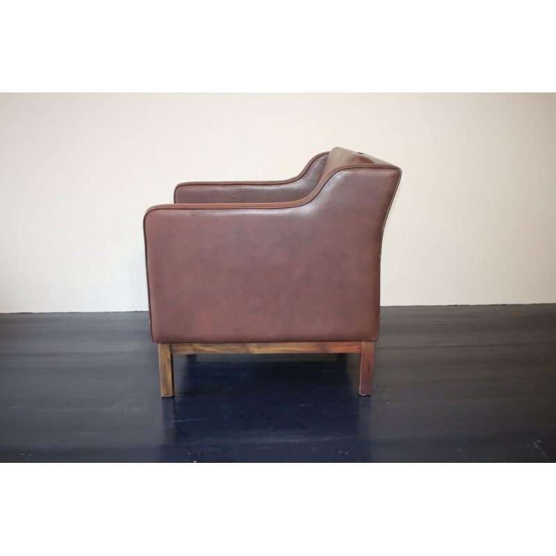 Vintage armchair in leather 1970s