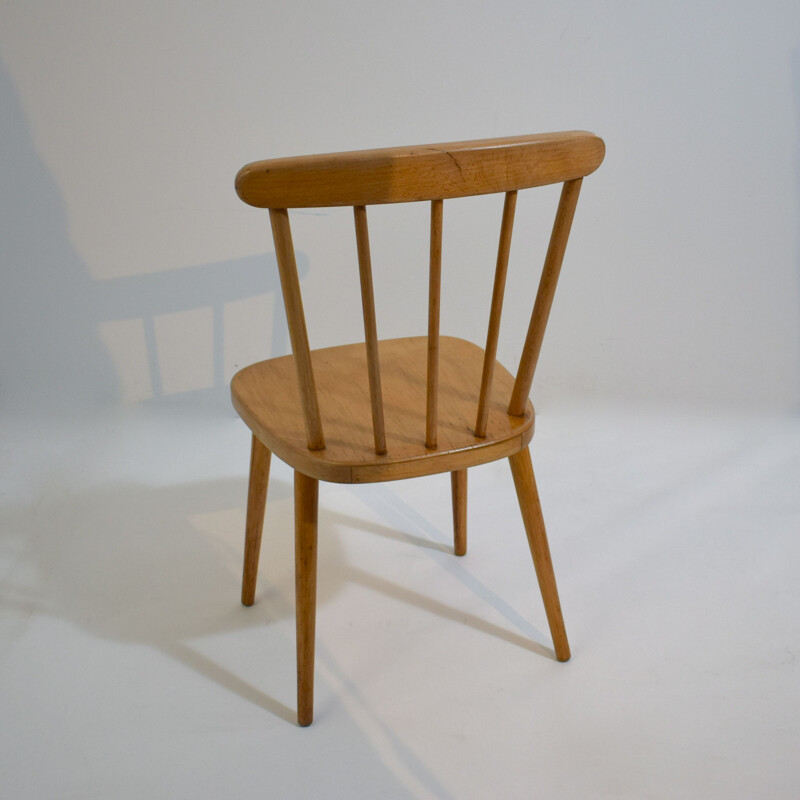 Vintage wooden children's chair 1950s