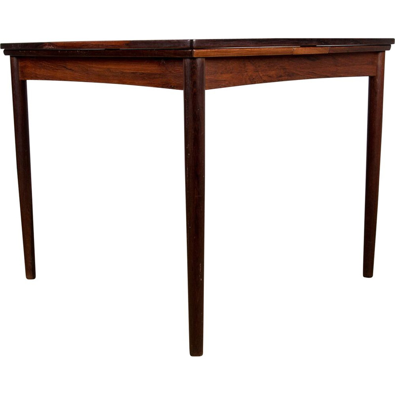 Vintage Rio rosewood table for meals or games by Poul Hundevad, Danish 1958s