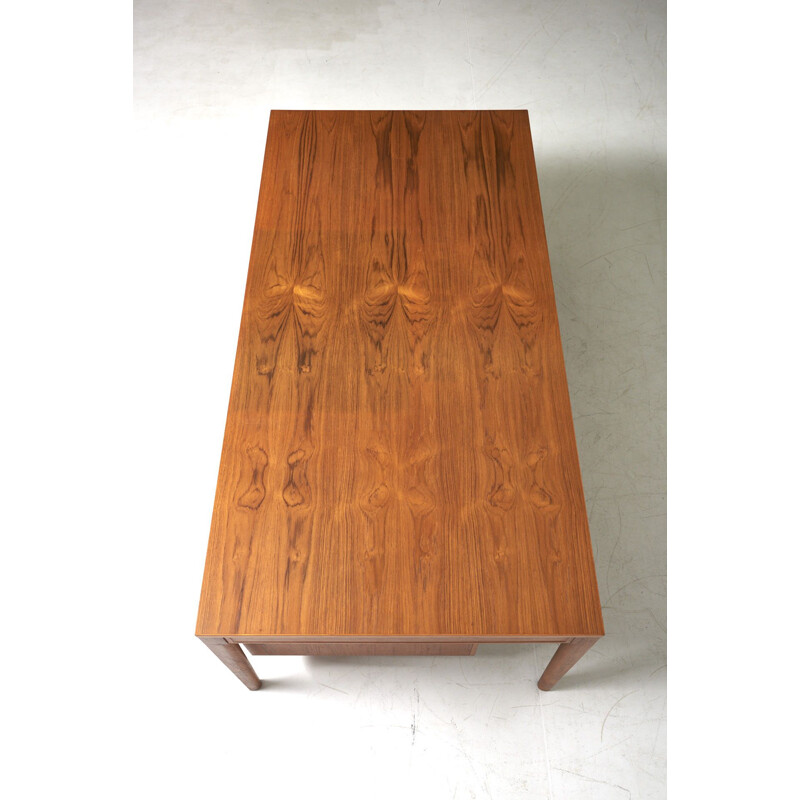 Vintage Diplomat teak desk by Finn Juhl for Cado, Denmark 1958