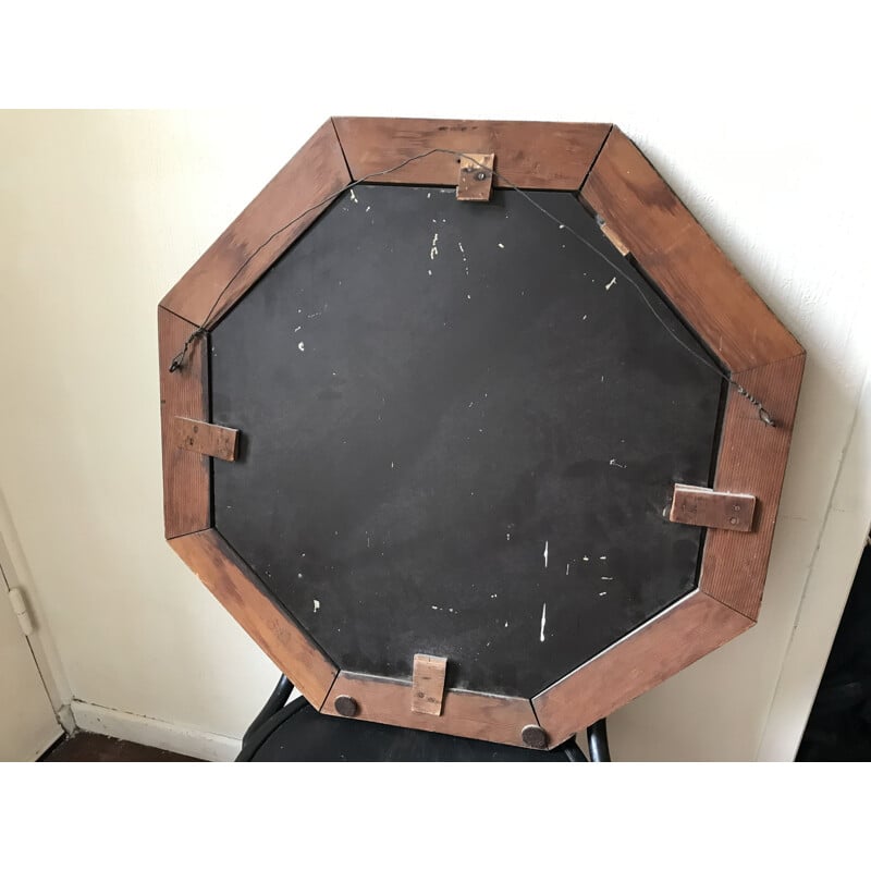 Vintage Venetian octagonal mirror 1940