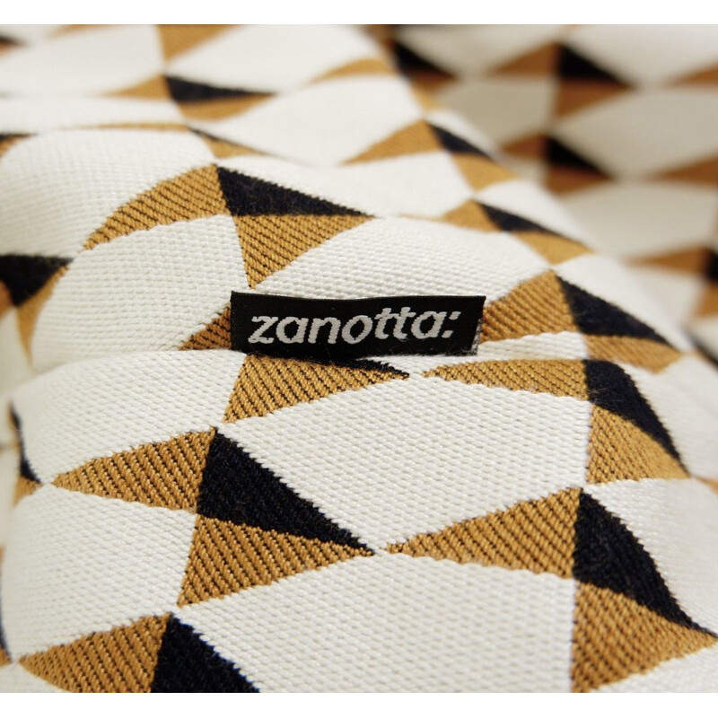 Vintage tobacco Sacco Tulipe pouffe armchair by Paolini Teodoro for Zanotta, 2019