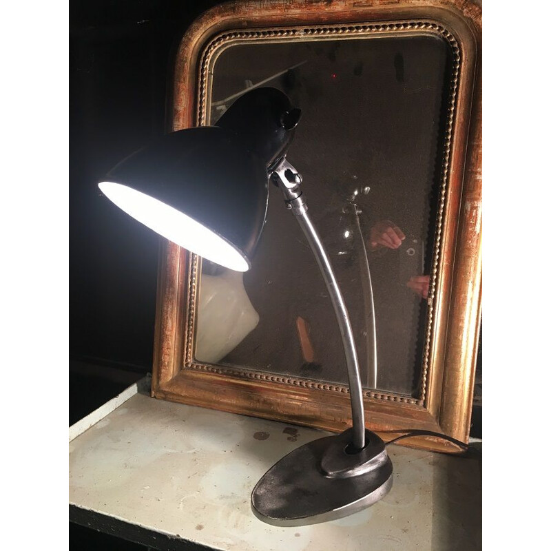 Lampe de bureau vintage industrielle 1950