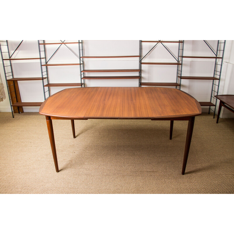 Vintage square teak dining table by Alf Aarseth for Gustav Bahus, Scandinavia 1960