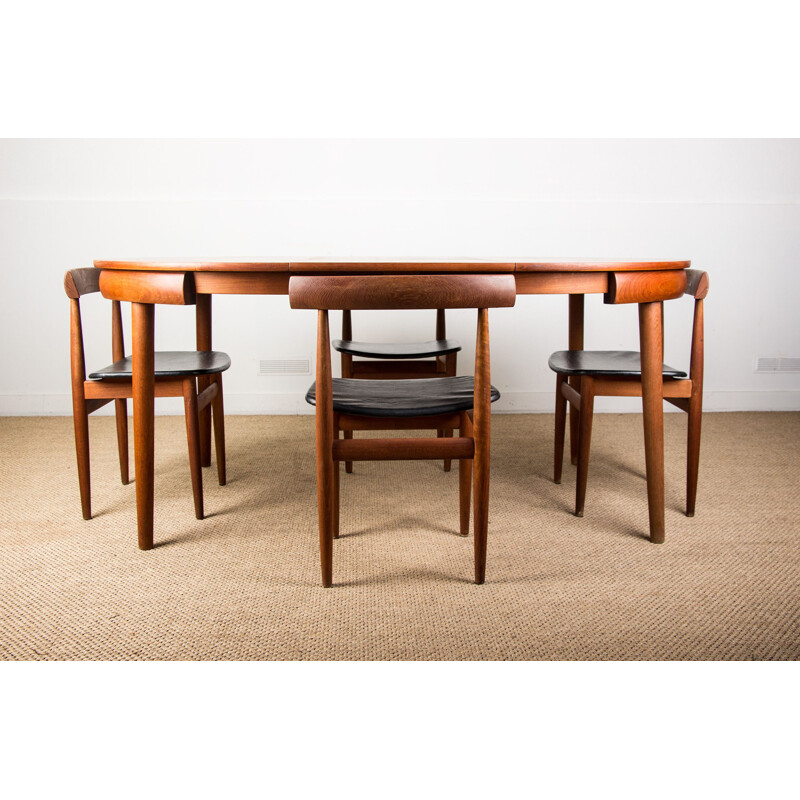 Vintage teak dinner set by Hans Olsen for Frem Rojle, Denmark 1964