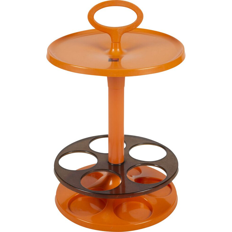 Vintage Orange Flair Bar Table