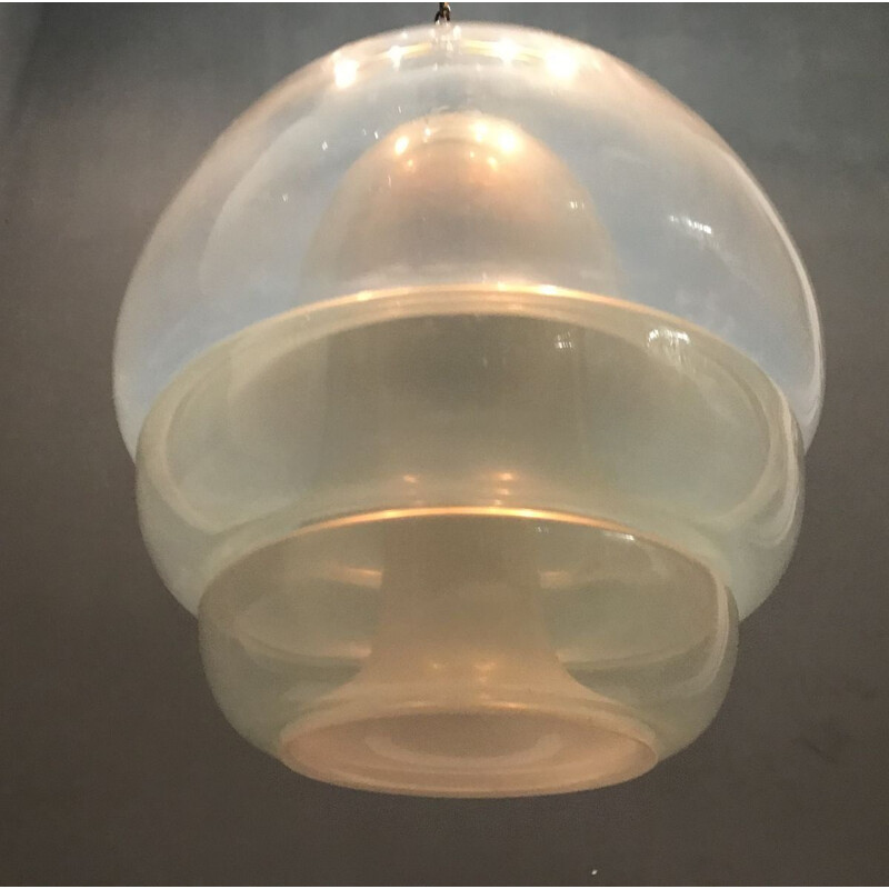 Vintage LS134 Jellyfish Murano Ceiling Lamp by Carlo Nason for Mazzega 1960s