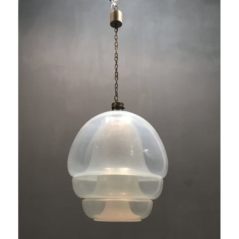 Vintage LS134 Jellyfish Murano Ceiling Lamp by Carlo Nason for Mazzega 1960s