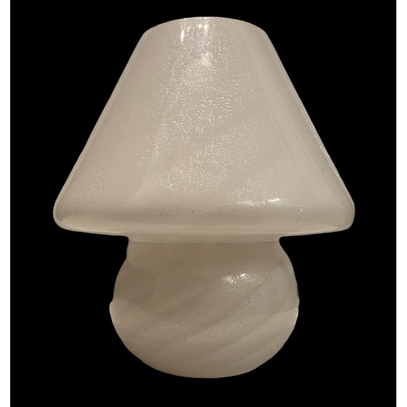 Lampe vintage à tourbillon en verre de Murano par Paolo Venini 1970