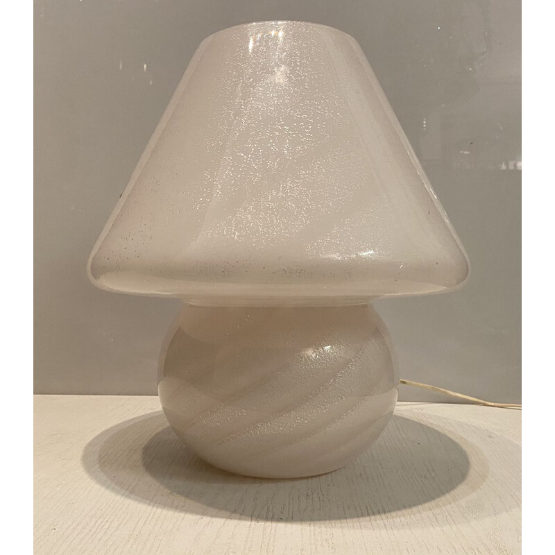 Lampe vintage à tourbillon en verre de Murano par Paolo Venini 1970