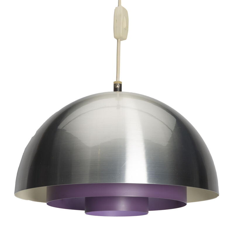 Vintage Purple Milieu Lamp by Jo Hammerborg for Fog & Morup