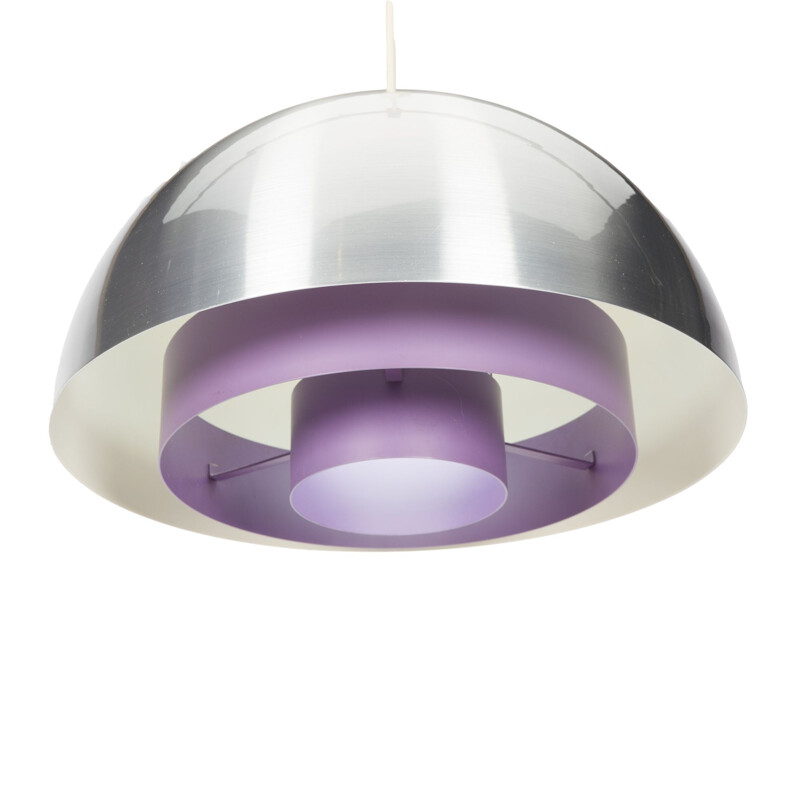 Vintage Purple Milieu Lamp by Jo Hammerborg for Fog & Morup