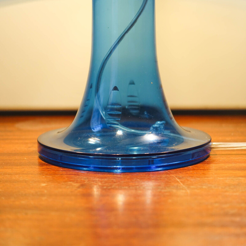 Lampe de table vintage Blue Nessino de Giancarlo Mattioli pour Artemide 1967