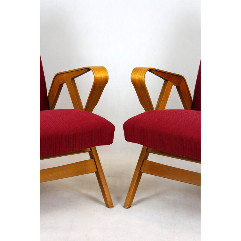 Pair of Mid-Century Armchairs from Tatra, Czechoslovakia 1960s