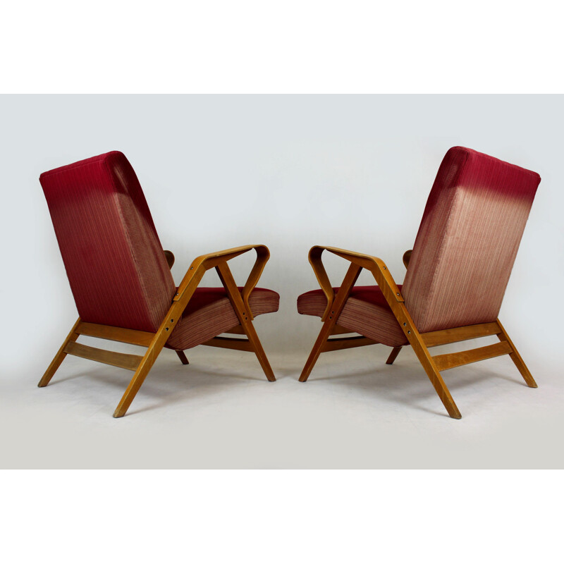 Pair of Mid-Century Armchairs from Tatra, Czechoslovakia 1960s