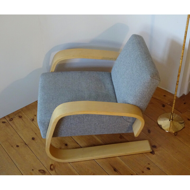 Vintage Alvar Aalto fauteuil Tank 400, Finland 1970s