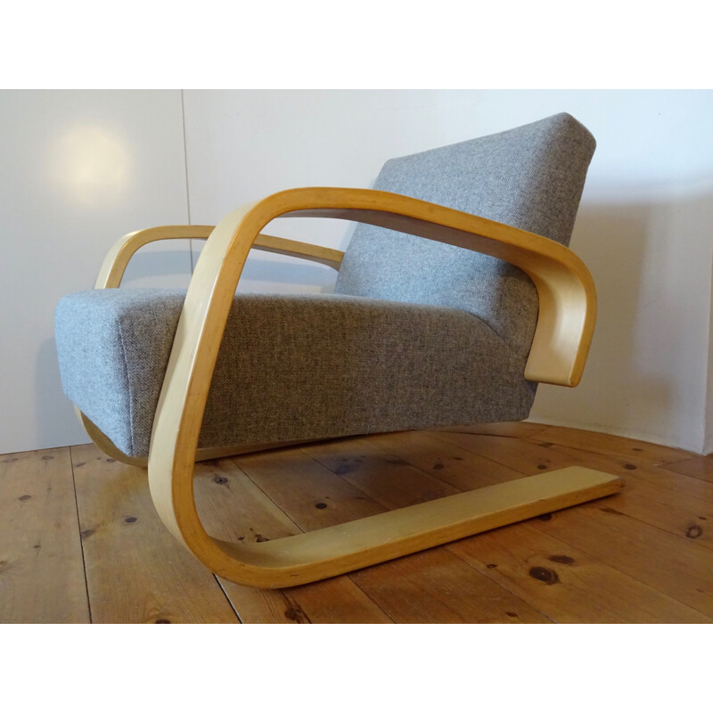 Vintage Alvar Aalto fauteuil Tank 400, Finland 1970s