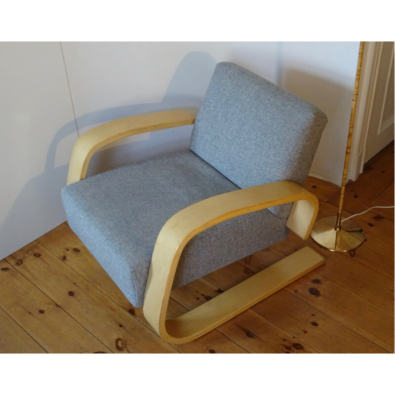 Vintage Alvar Aalto fauteuil Tank 400, Finland 1970s