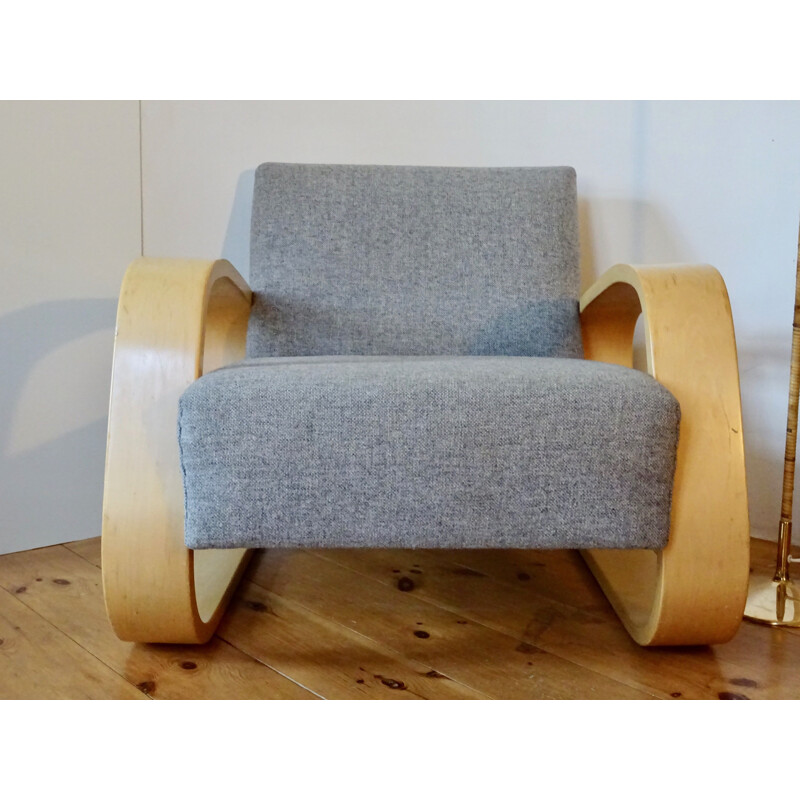 Vintage Alvar Aalto fauteuil Tank 400, Finland 1970s