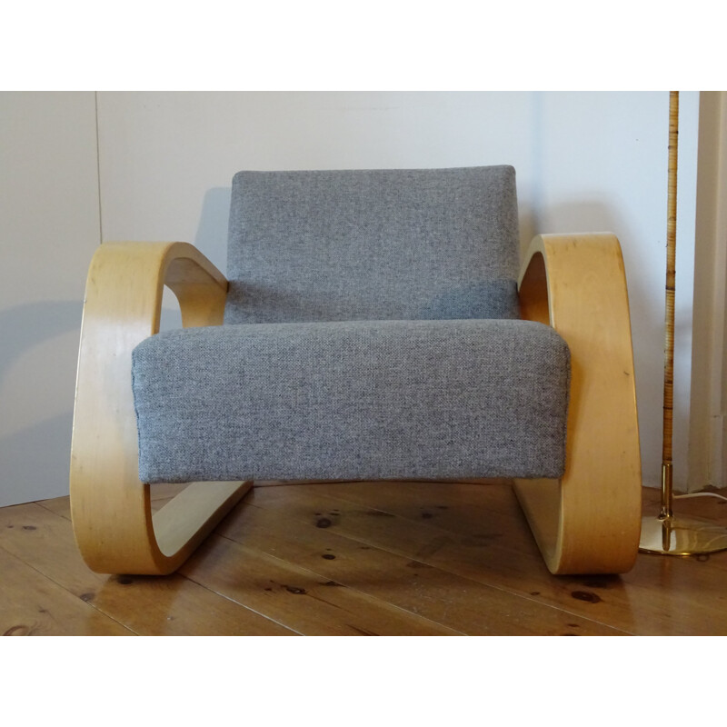 Vintage Alvar Aalto fauteuil Tank 400, Finland 1970s