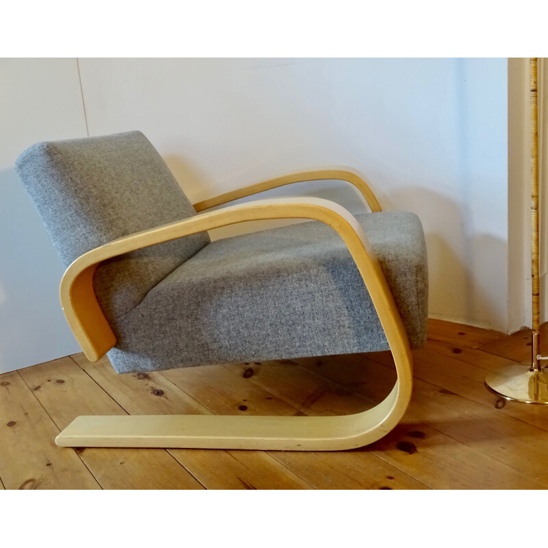 Vintage Alvar Aalto fauteuil Tank 400, Finland 1970s