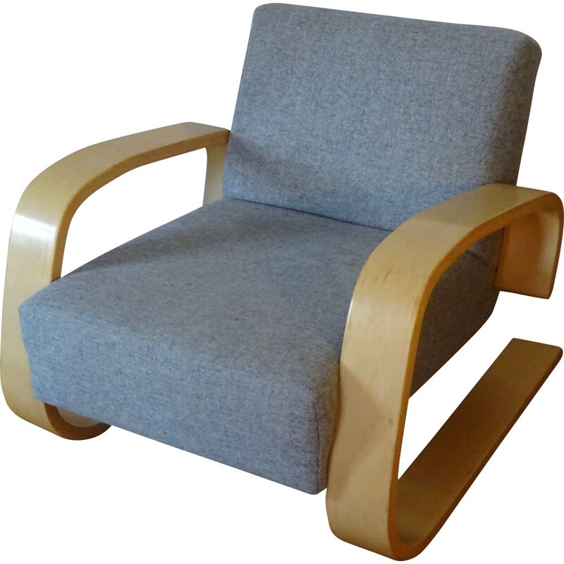 Vintage Alvar Aalto fauteuil Tank 400, Finland 1970s